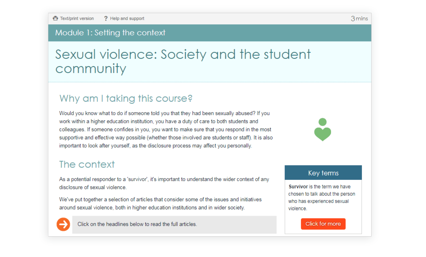 epigeum CM course update second version consent matters